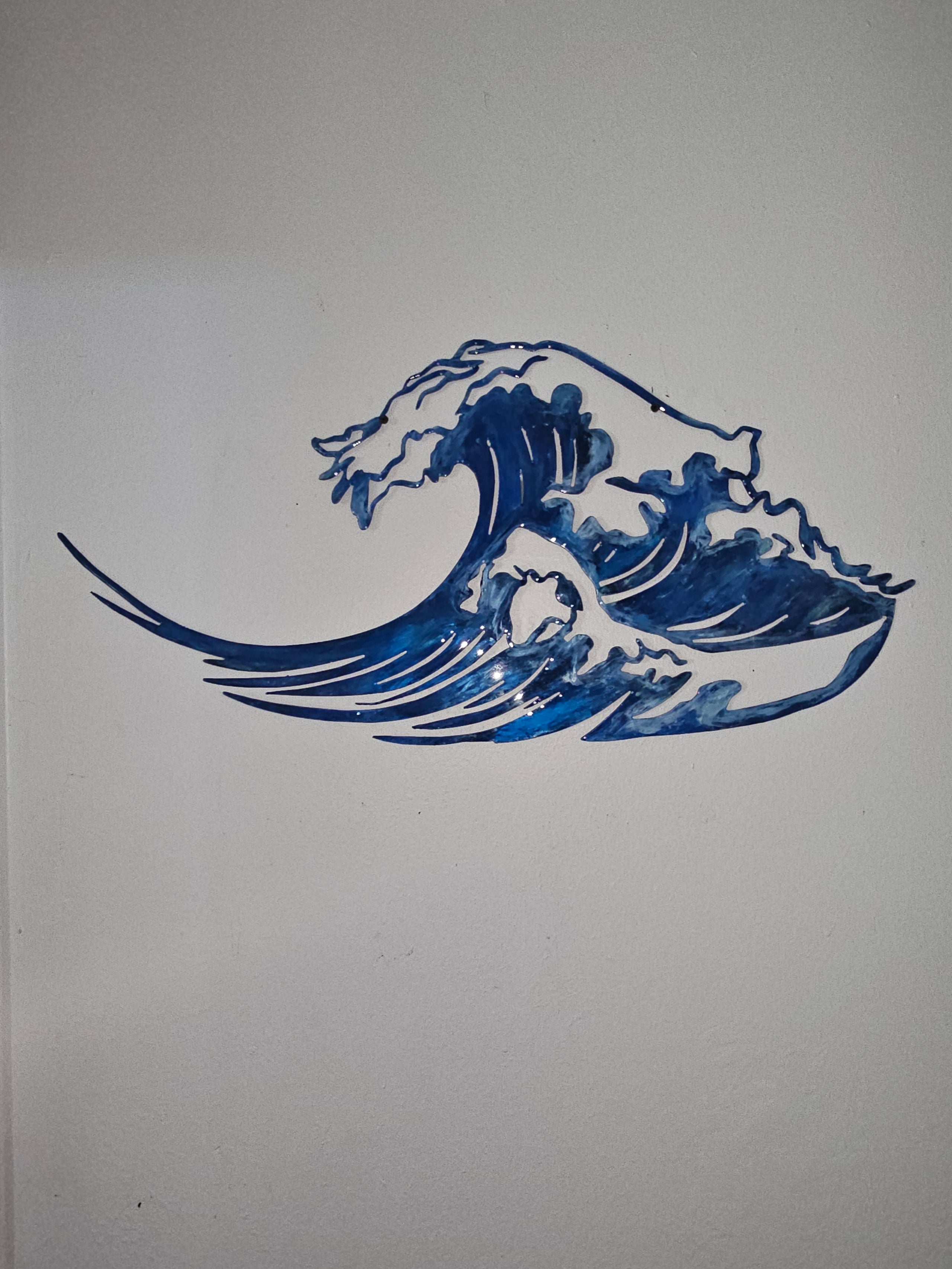Wave Metal Wall Art BIG ISLAND METAL DESIGN LLC